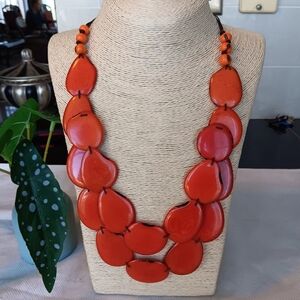 Artisanal TAGUA Nut Necklace, 2 Strands, You Choose Color